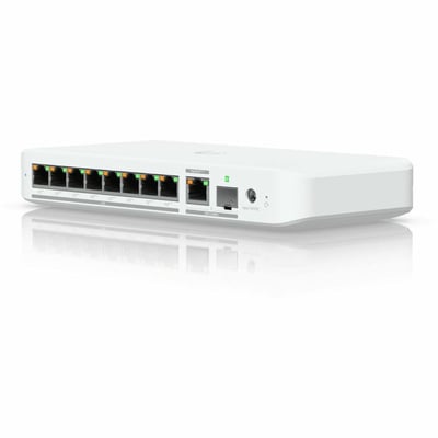 FLEXIBLE 8PORT 2.5 GBE POE++ SWITCH WITH A 10 GBE RJ45/SFP+ COMB