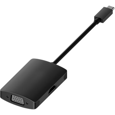 UNC USB-C MALE TO HDMI + VGA FEMALE ADAPTER   DUAL OUTPUT ADAPTER FOR CONNECTING