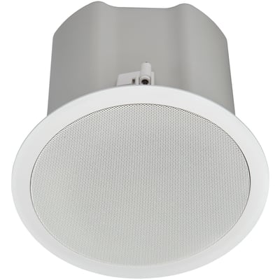 Crestron Saros ICI6T-W-T-EACH 2-way Flush Mount, Blind Mount, In-ceiling Speaker - 50 W RMS - White Textured - TAA Compliant