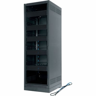 Middle Atlantic ERK Series 21RU AV Floor Standing Rack - 25in Depth Floor Cabinet - Preconfigured for Residential