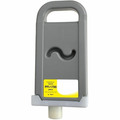 WF Non-OEM New Yellow Wide Format Ink Cartridge for Canon PFI-1700 (0778C001AA)