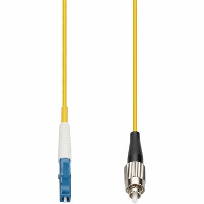 AddOn 4m LC to FC Yellow OS2 Simplex OFNR (Riser-Rated) SMF Fiber Patch Cable