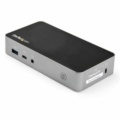StarTech.com USB-C Dock - Dual Monitor 1080p HDMI Laptop Docking Station - 60W Power Delivery - 1x USB-C, 3x USB-A, GbE - Mac & Windows