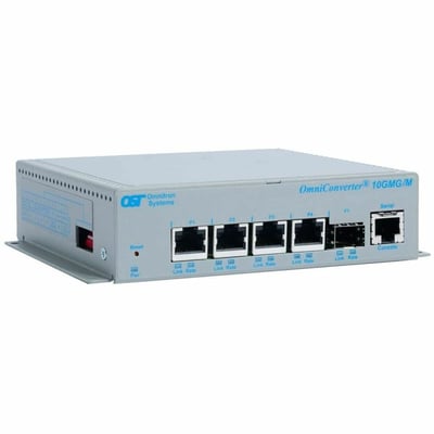 MULTI-GIGABIT SWITCH MANAGED 5 PORT SFP UPLINK DC