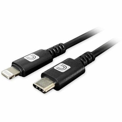 Comprehensive Pro AV/IT Lightning Male to USB-C Male Cable Black 6ft