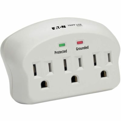 Tripp Lite by Eaton Protect It! 3-Outlet Surge Protector Direct Plug-In 660 Joules 2 Diagnostic LEDs