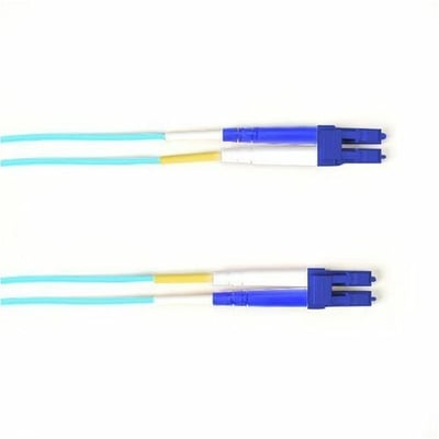 Black Box Colored Fiber OS2 9/125 Singlemode Fiber Optic Patch Cable - OFNR PVC