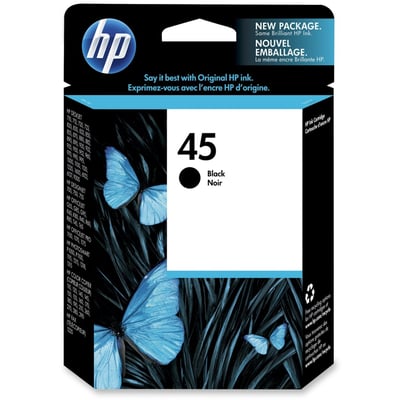 HP 45 (51645A) BLACK ORIGINAL INK CARTRIDGE