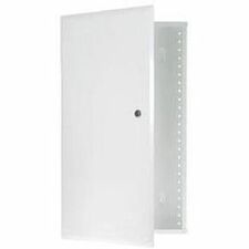 On-Q 20 inch Hinged Door Cover Metal Enclosure - White