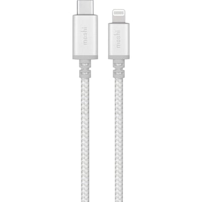 Moshi Integra USB-C to Lightning Cable 4 ft (1.2 m) Jet Silver