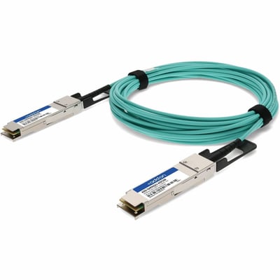 AddOn HP® to Juniper Networks® JNP-40G-AOC-5M Compatible TAA 40GBase-AOC QSFP+ to QSFP+ Active Optical Cable (850nm, MMF, 5m)