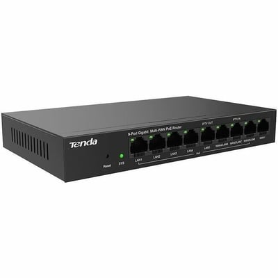 9 PORT GIGABIT POE ROUTER .