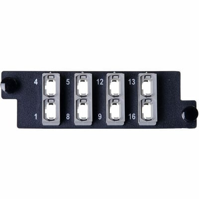 PANEL 8 MPO 96F ALIGNED KEY GRAY