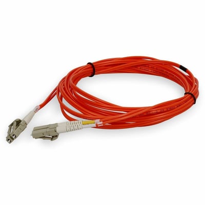 AddOn 5m LC to LC Orange OM1 Duplex OFNR (Riser-Rated) TAA MMF Fiber Patch Cable