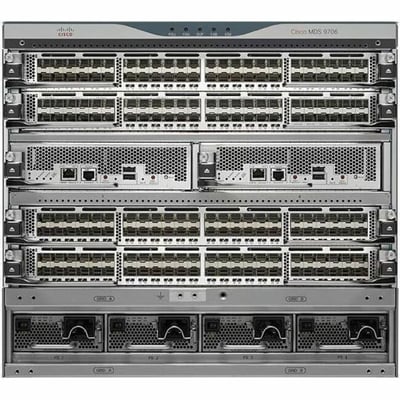 MDS 9706 V3CONFIGCHASSIS,2SUP-4,6FAB-3,4 3KAC REMANUFACTURED