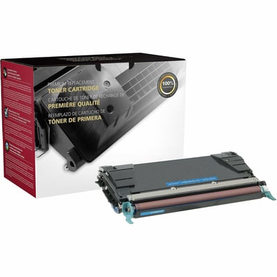Clover Imaging Remanufactured Cyan Toner Cartridge for Lexmark C734/C736/X734