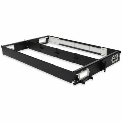 HDM SERIES 1RU OPEN CHASSIS FOR FOUR HDM CASSETTES/PLATES