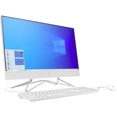 HP 24-df0000 24-df0021 All-in-One Computer - AMD Athlon Silver 3050U - 4 GB - 1 TB HDD - 23.8" Full HD - Desktop - Snow White