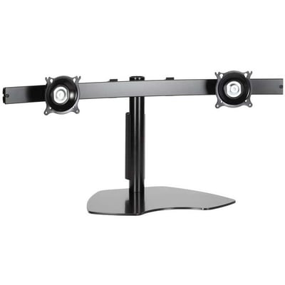 Chief Widescreen Horizontal Dual Monitor Mount Table Stable - For Displays 10-30" - Silver