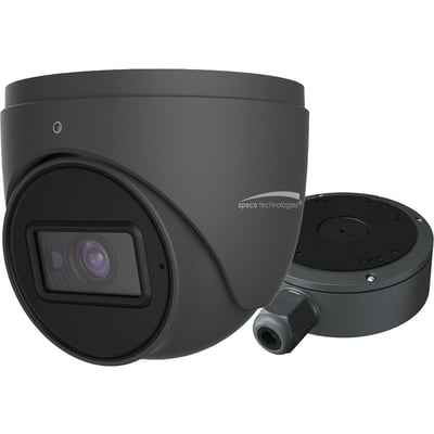 Speco Intensifier IP O4FT1M 4 Megapixel Network Camera - Color, Monochrome - Turret - Dark Gray