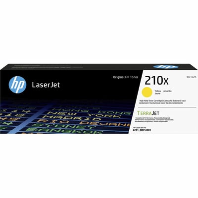 HP 210X Original High Yield Laser Toner Cartridge - Yellow Pack