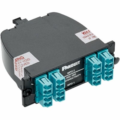 Panduit OM4 Opticom Cassette, 4-to-1 Conversion , Opt IL, Universal-2