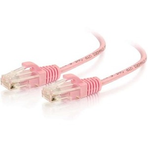 Legrand 2ft Q-Series Slim Snagless Cat 6 Unshielded (UTP) Ethernet Network Cable - Pink