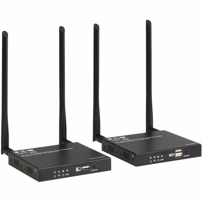 WIRELESS HDMI+USB KVM EXT KIT 4K 50M IR PASSBACK SSID