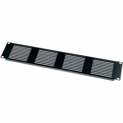 Middle Atlantic 2RU Vented Rack Panel - Slotted with 20% Open Area