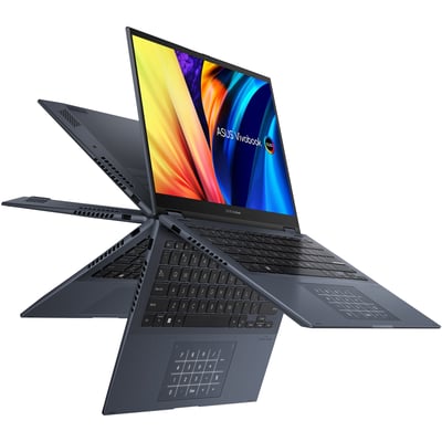 Asus Vivobook S 14 Flip TN3402 TN3402QA-DB56T 14" Touchscreen Convertible Notebook - WUXGA - AMD Ryzen 5 5600H - 16 GB - 512 GB SSD - Quiet Blue