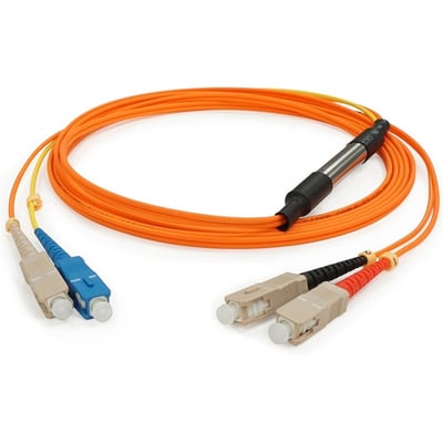 AddOn 1m SC (Male) Orange OM2 to SC (Male) Yellow OS2 Duplex OFNR Mode Conditioning Cable