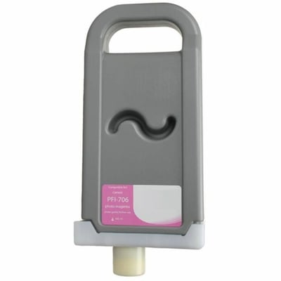 WF Non-OEM New Photo Magenta Wide Format Ink Cartridge for Canon PFI-706 (6686B001AA)