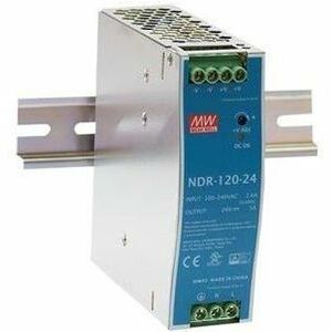 MEANWELL NDR-120-24_PS 24VDC5A UNIV AC INDUS DIN RAIL