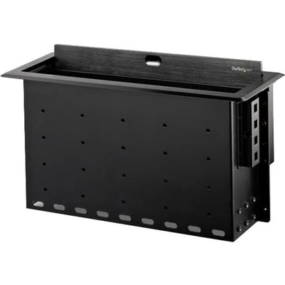 StarTech.com Dual-Module Conference Table Connectivity Box - Customizable - Add two connectivity modules of your choice (sold separately) - Add charging power, AV and laptop connections directly to your boardroom table - Features