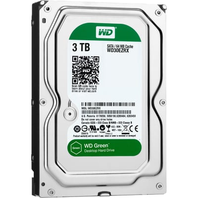 WD GREEN DESKTOP 3TB 3.5 INTERNAL HARD DRIVE