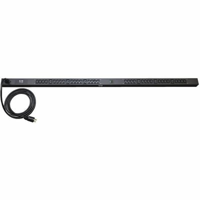 Tripp Lite by Eaton PDU 3.7kW Single-Phase Local Metered PDU 208/230V Outlets (6-C19 & 32-C13 ) C20/L6-20P Cable 10 ft. (3.05 m) Cord 0U Vertical