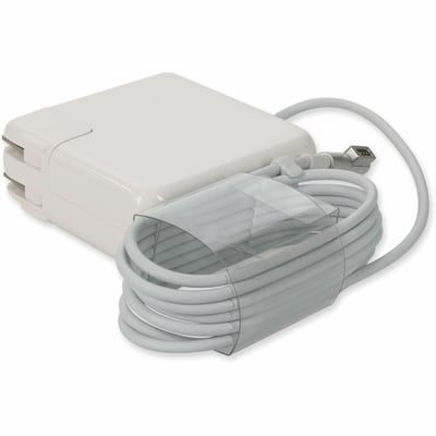 AddOn Apple Computer 661-3957 Compatible 60W 16.5V at 3.65A Black MagSafe 1 Laptop Power Adapter and Cable