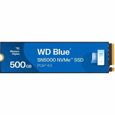 SanDisk Blue SN5000 WDS500G4B0E-00CNZ0 500 GB Solid State Drive - M.2 2280 Internal - PCI Express NVMe (PCI Express NVMe 4.0 x4)
