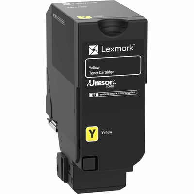 Lexmark Unison Original Laser Toner Cartridge - Yellow Pack