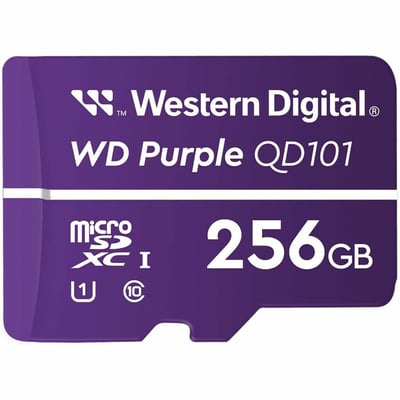 256GB WD PURPLE SC QD101 MICROSD CARD
