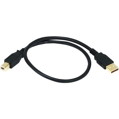1.5FT USB 2.0 A MALE TO B MALE