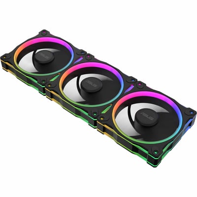ASUS PRIME MR120 ARGB REVERSE FAN BLACK TRIPLE PACK 28MM