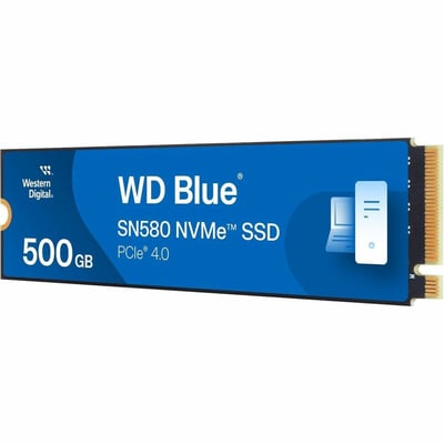 WD Blue SN580 WDS500G3B0E-00CHF0 500 GB Solid State Drive - M.2 2280 Internal - PCI Express NVMe (PCI Express NVMe 4.0 x4)