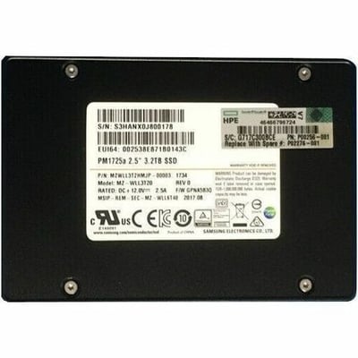 HPE Sourcing 3.20 TB Solid State Drive - 2.5" Internal - PCI Express NVMe - Mixed Use