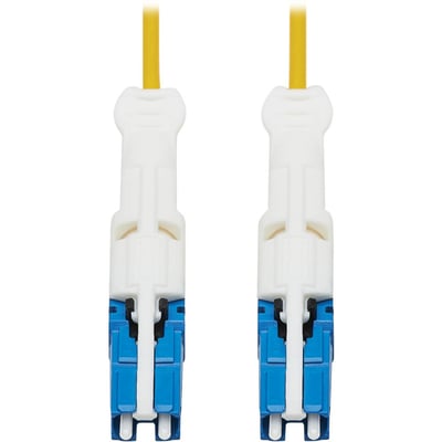 Eaton Tripp Lite Series 400G Duplex Singlemode 9/125 OS2 Fiber Optic Cable (CS-UPC/CS-UPC), Round LSZH Jacket, Yellow, 3 m