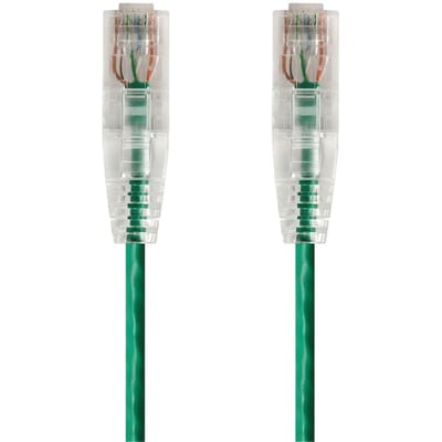 SLIMRUN CAT6 UTP CABLE-20FT GREEN