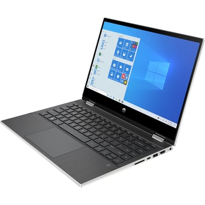 HP Pavilion x360 14-dw1079nr 14" Touchscreen Convertible 2 in 1 Notebook - Full HD - Intel Core i5 11th Gen i5-1135G7 - 8 GB - 256 GB SSD - English Keyboard - Natural Silver