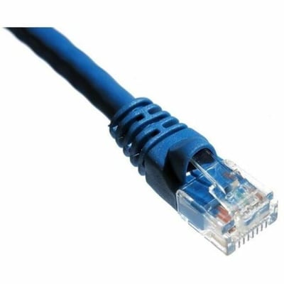 AXIOM 14FT CAT6A 650MHZ PATCH CABLE MOLDED BOOT (BLUE)