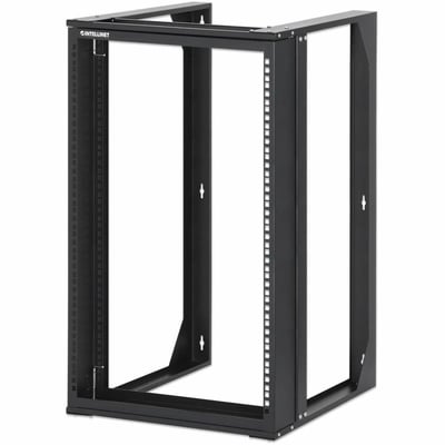 HINGED SWING FRAME, 450 MM (17.7 IN.) DEPTH, FLAT PACK, BLACK RAL 9004