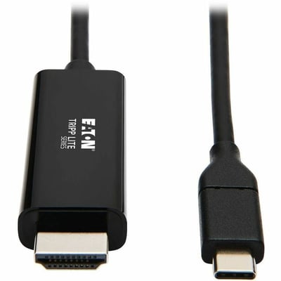 Tripp Lite by Eaton USB-C to HDMI Adapter Cable (M/M) 4K 60 Hz 4:4:4 Thunderbolt 3 Compatible Black 9 ft. (2.7 m)